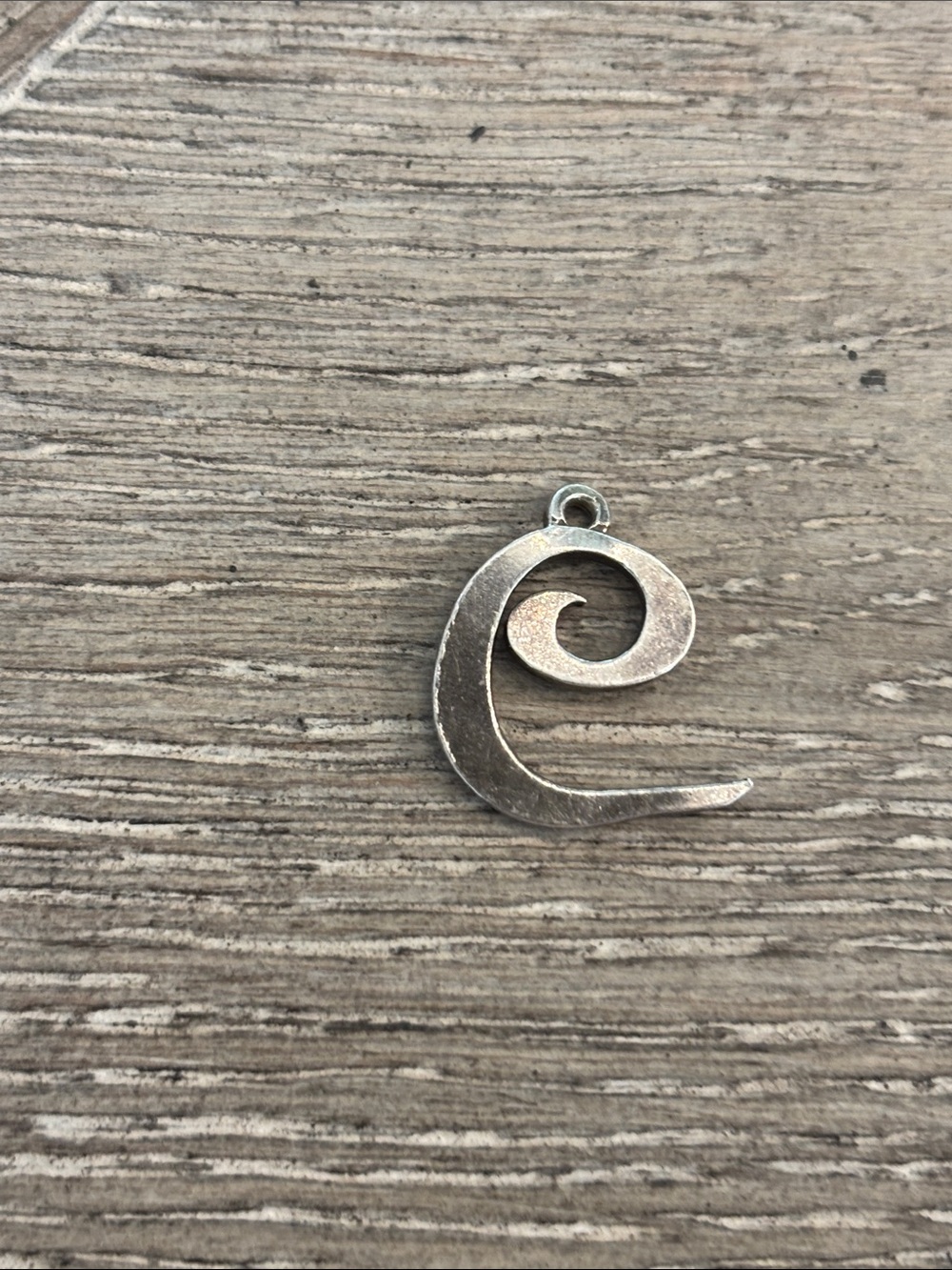 James Avery Silver Wave Pendant Charm